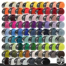 Lana Grossa 5 X 25G Silkhair Fil Mélangé Laine Crochet Tricot 79 Couleurs