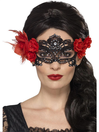 Masque œil dentelle - masque, en