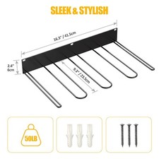 Porte-bottes en métal robuste pour tous les types de bottes rangement mural