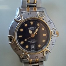 Montre de Plongée Agatha Argent/ Or Femme