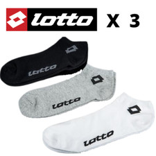 Lot De 3 Paires De Socquettes LOTTO Mi Chaussettes Différentes Couleurs Tailles