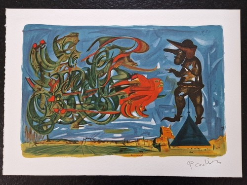Pierre cadiou lithographie - pierre, en