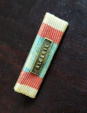 MILITARIA ANCIENNE BARRETTE  MÉDAILLE MILITAIRE GUERRE ALGÉRIE AFRIQUE DU NORD 