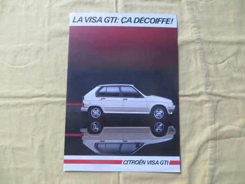 Citroën visa gti dépliant - visa,