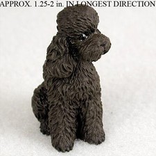 Figurine Mini De Chien Caniche