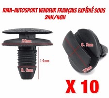 10 X Clips Agrafes Garde-Boue