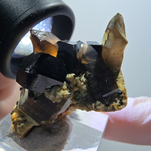 Rare spécimen quartz fumé - quartz,