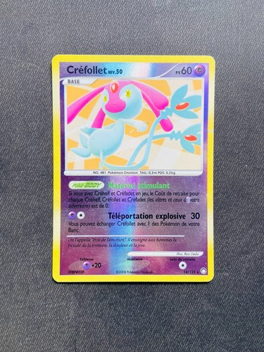 Carte pokemon créfollet - carte,