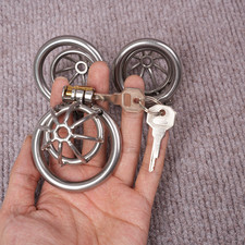 Chasteté Cage De Anneau En