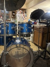 USED LT. Blue Sparkle DRUM