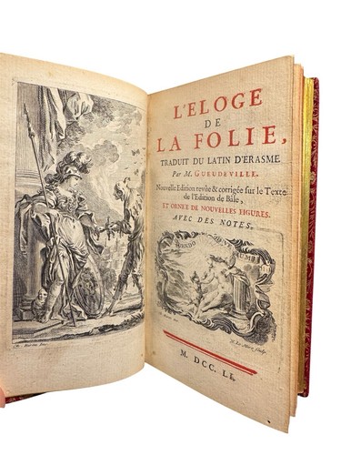 Livre ancien 1751 - , Érasme