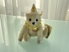 Steiff Tier 029400 ours clown en peluche 16 cm. Excellent état