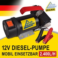 DIESEL TRANSFERT POMPE EXTRACTOR HUILE GASOIL ÉLECTRIQUE 12V FIOUL DE CARBURANT