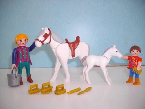 Playmobil cavalière du - la,