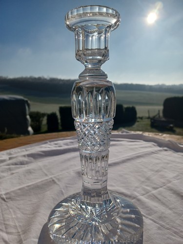 Bougeoir cristal xxème - en,
