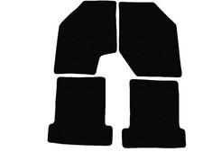 Noir tapis de sol pour Lancia