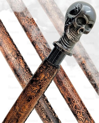 Ancien bâton marche manche - ancien,