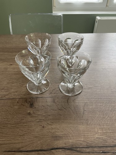 Lot anciens verres à eau - de, 4
