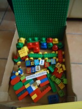 LOT LEGO DUPLO BRIQUES VRAC KG PLAQUE 38 * 38 cm Premier age 1er 