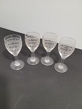 4 verres cristal liqueur