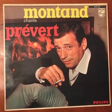 YVES MONTAND   Chante Prévert - 33 tours Philips 6332226