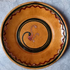 Ancien beau plat / assiette ∅ 25 cm en céramique signé BIOT  CA11