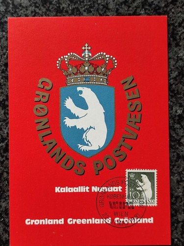 Groenland 1981 carte - groenland,