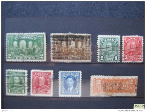 Timbres canada lot 1875 - lot,