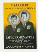 ESPECES MENACEES carte postale