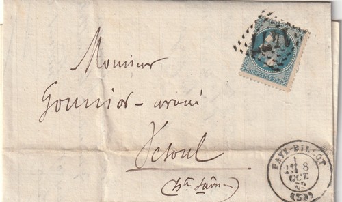 Lettre fayl billot à - lettre, fayl-billot