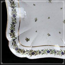 SPLENDIDE PLAT PORCELAINE DE