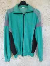Veste ADIDAS CHALLENGER vintage vert jacket VENTEX 80's peau de pêche 186 XL