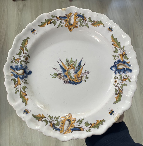 Belle assiette faïence - belle,