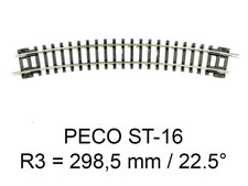 PECO PECO ST-16 - rail courbe