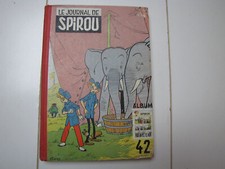 Journal de SPIROU recueil album N° 42 du n° 742 à 754 1952 FRANQUIN JIJE DUPUIS
