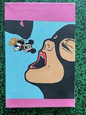 Graffiti Art-Street Art-pop Art-Oeuvre Unique Sur Toile-certificat