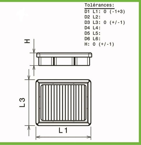 Filtre air green pour opel - a,