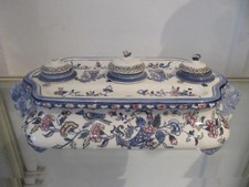 important encrier faience de