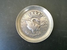 COUPELLE EN ETAIN CYGNE ROYAL NAVRE EMBLEME CLAUDE DE FRANCE