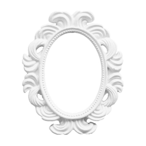 Cadre photo baroque ovale