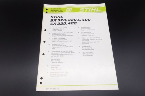 Stihl 320 400 liste - 400,