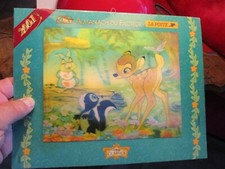 Ancien Calendrier de la Poste 2001 Disney Classics au Dessin mobile Jeu de l'oie