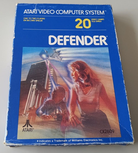 Jeu atari 2600 defender en - jeu, "defender"