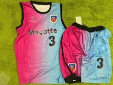 Mayotte Tenue Basket-ball Maillot et short dispo en S,M,L,XL,XXL