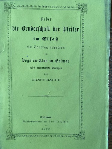 Joueurs fifre barre ernst - de, barre,