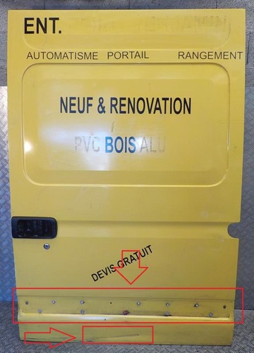 Porte laterale gauche renault - porte,