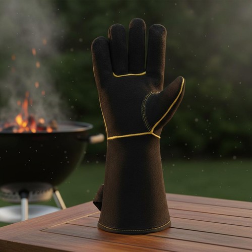 Gants soudage cuir - en,
