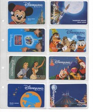 Lot 8 pass Euro Disney Disneyland , Pass disney , Pass disneyland , Lot