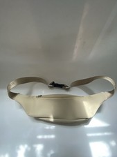 LACOSTE Sacoche Banane  Toile enduite Beige / Blanc Cassé TRÈS BON ÉTAT