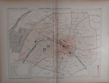 CARTE GEOGRAPHIQUE DE 1883